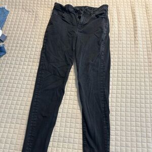 American Eagle Curvy High Rise Jegging Black Jeans